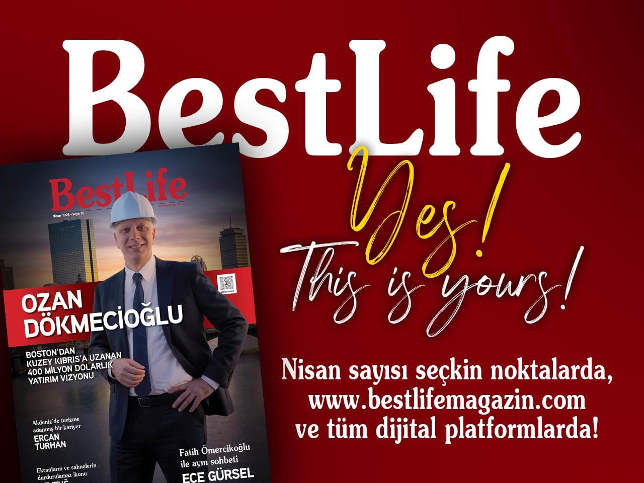 UÇANKUŞ MAGAZİN | Best life Nisan sayısı çıktı
